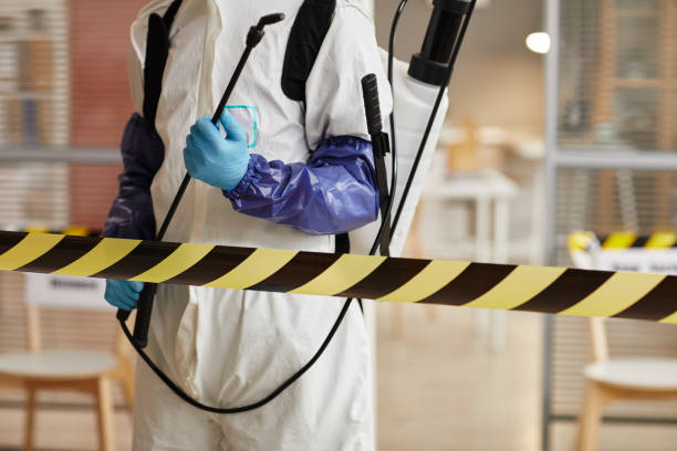 Professional Biohazard Cleanup technician working in Rabun Gap, GA